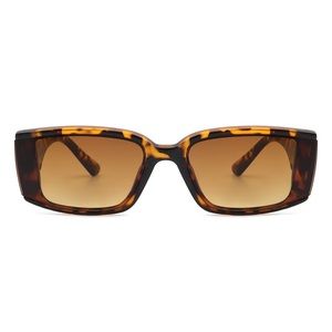 Women’s Rectangle Retro Thick Frame Cat Eye Sunglasses